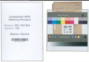 Entnazifizierung Heinrich Stramm , geb. 09.07.1897 (Polizeibeamter)