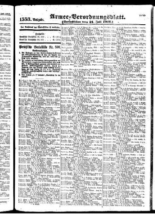1553.Ausgabe. Samstag, 21. Juli 1917