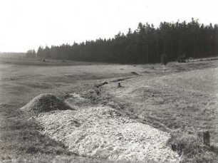 Unwetterkatastrophe 8./9. Juli 1927. Einzugsgebiet des Hochwassers. Erste Erosionsspuren