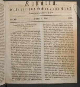 Ausgabe vom 6. Mai 1832.