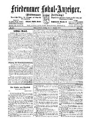 Nr. 274, 22.11.1918