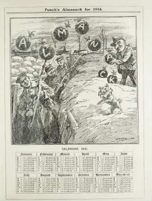 Calendar, 1916