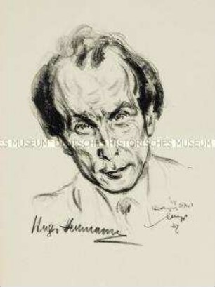 Bildnis des Musikers Hugo Herrmann