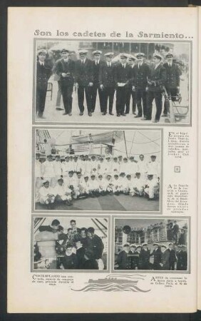 Son los cadetes de la Sarmiento...