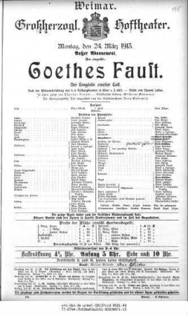 Goethes Faust. Der Tragödie zweiter Teil