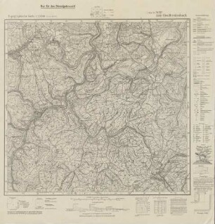 5432 (alte Nr.: 3180) Großbreitenbach, Topographische Karte 1:25000 (4cm - Karte)