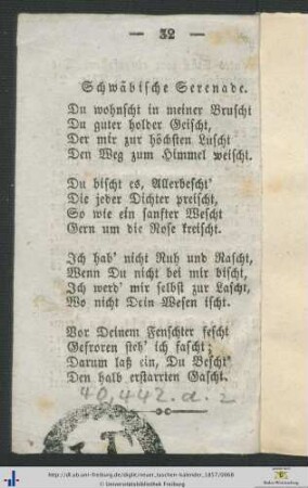 Schwäbische Serenade.