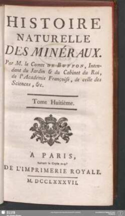 8: Histoire Naturelle Des Minéraux