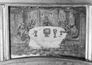 Ikonostase der südlichen Seitenapsis (Diakonika) — Das Abendmahl