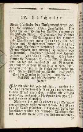 IV. Abschnitt. Neue Versuche der Ausgewanderten gegen die westlichen Küsten Frankreichs.[...]