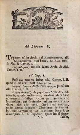 Apparatus ad Herodotum intelligendum et interpretandum, 4. Apparatus criticus ad constituendam lectionis Herodoteae integritatem