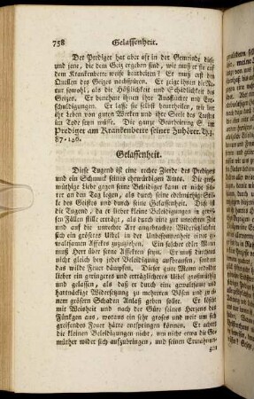 Gelassenheit. - Geringschätzung des Christenthums.