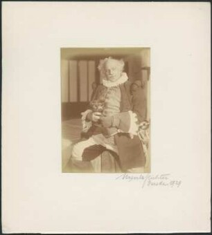 Walther Kottenkamp als Falstaff in "Die lustigen Weiber von Windsor" von William Shakespeare. Dresden: Schauspielhaus, 03.10.1929