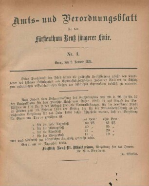 2. Januar-31. Dezember = No. 1-53