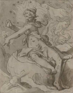 Allegorie des Feuers (Ignis), Blatt 4 der Folge "Elemente"