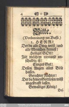 Bitte. (Vorbereitung zur Busse.)