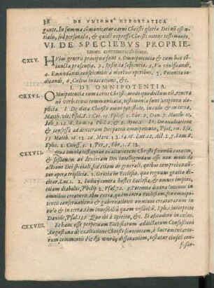 I. De Omnipotentia.