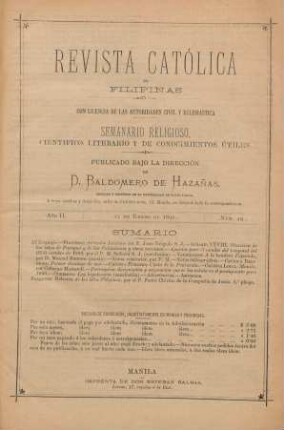 Ano II. 12 de Enero de 1890, Núm. 49
