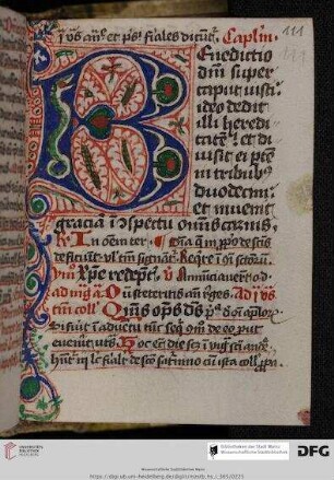 Diurnale de sanctis ordinis Carthusiensis