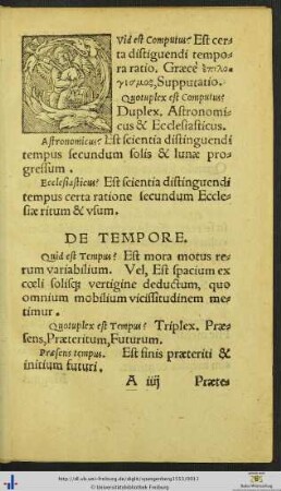 De Tempore
