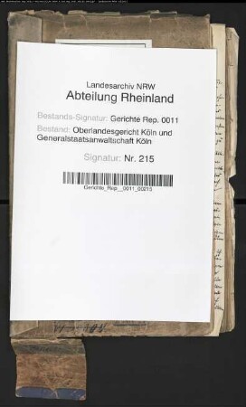 Personalakte: Schmitz, Mathias