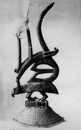 Masque Bambara. Coiffure du masque Ty Wara (Missin Labouret)