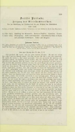 Dritte Periode. Zergang des Mittelhochdeutschen