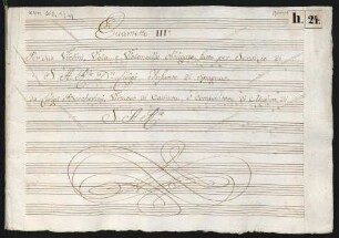 Quartette; vl (2), vla, vlc; Es-Dur; G 185; op.22,3