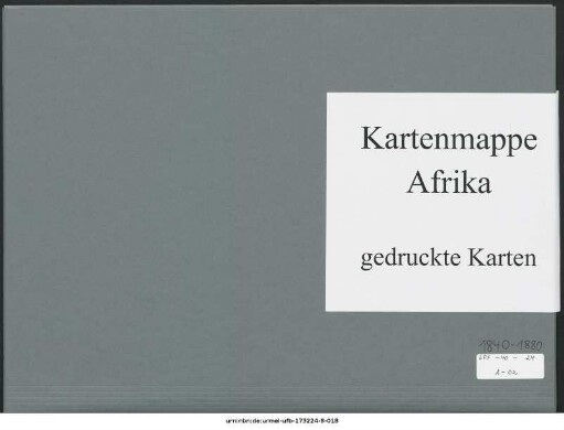Danakil, Schoa, Kaffa bis zum Äquator : 1840-1880 : Kartensammlung