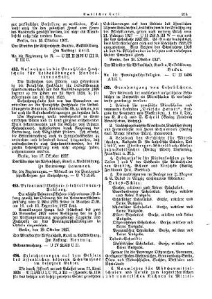 Aufnahme in die Preußische Hochschule für Leibesübungen (Landesturnanstalt) : [Amtlicher Teil]