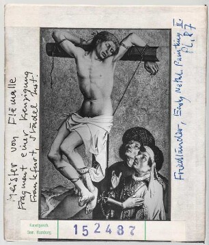 Meister von Flémalle: Fragment einer Kreuzigung. Frankfurt, Städel
