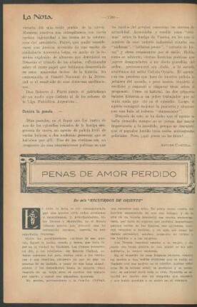 Penas de amor perdido : De mis "recuerdos de oriente"