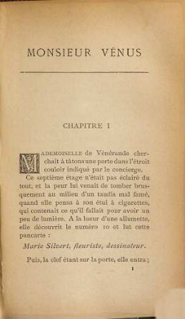 Monsieur Vénus : Rachilde. Preface de Maurice Barrès