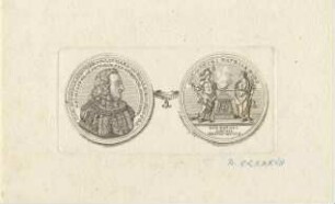 Medaille auf Karl Sigmund Holzschuher, Obersten Kriegshauptmann, Familiensenior und Stiftungsadministrator