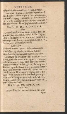 Cap. 39. De Epilogo elocutionis.