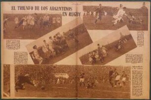 El triunfo de los argentinos en rugby [Fotografías]