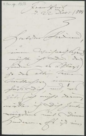 Brief an Ferdinand Schumann : 22.12.1888
