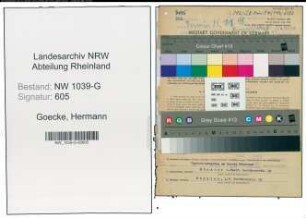 Entnazifizierung Hermann Goecke , geb. 12.11.1900 (Oberarzt)