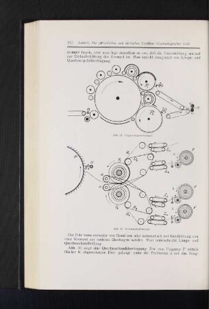Abb. 31 Doppelpeigneurkrempel Abb. 32 Vielriemchenflorteiler