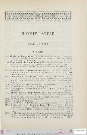 Monete estere (No. 2194 - 2799)