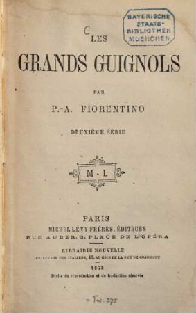 Les Grands Guignols, 2