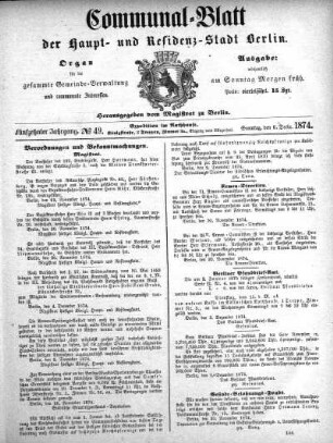 1874,49: No. 49, 6. Dezember 1874