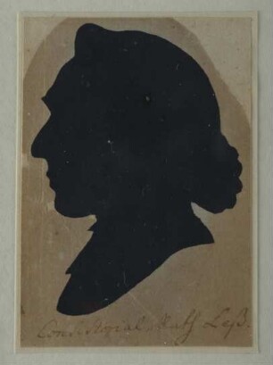 Silhouette des Gottfried Leß