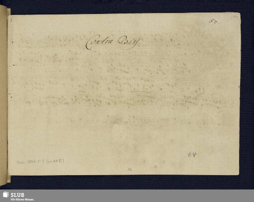 [No.3.] Concerto [c-Moll] Contra Bass.