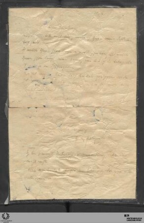 Brief von Unbekannt an Stefan George - StGA-George III,16003