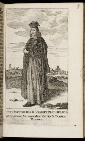 Ein Doctor Der H. Schrifft Im Scharlachkleid [...]