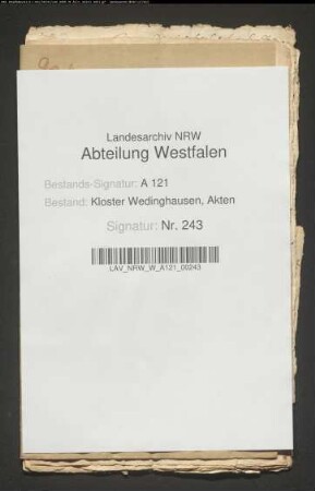 Zehntlöse des Hauses des Bürgermeisters Albrecht Zweiffeler in Soest.