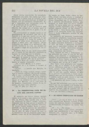 IV. - La prestigiosa casa de salud del doctor Castro