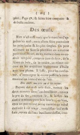 Des œufs.
