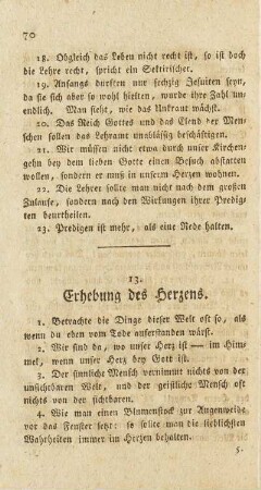 13. Erhebung des Herzens